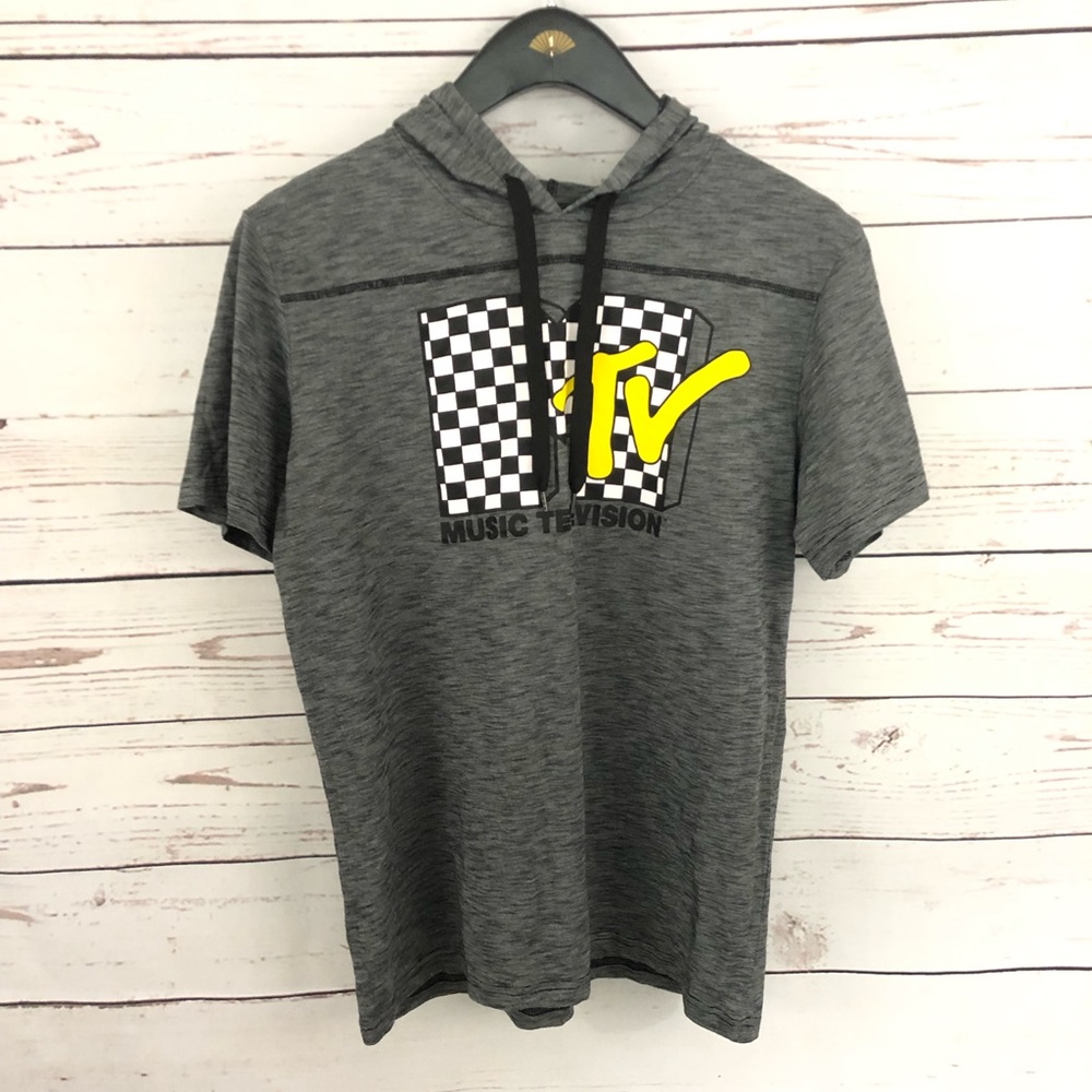 ❌🚫SOLD🚫❌ MTV short sleeve hoodie